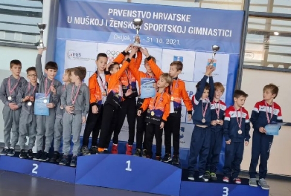 Gimnastičari Vindije osvojili 23 medalje i tri pehara na Prvenstvu Hrvatske u Osijeku
